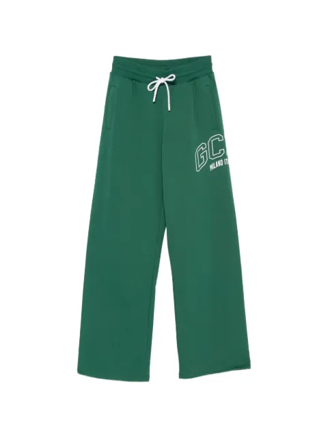 GCDS logo-print drawstring track pants