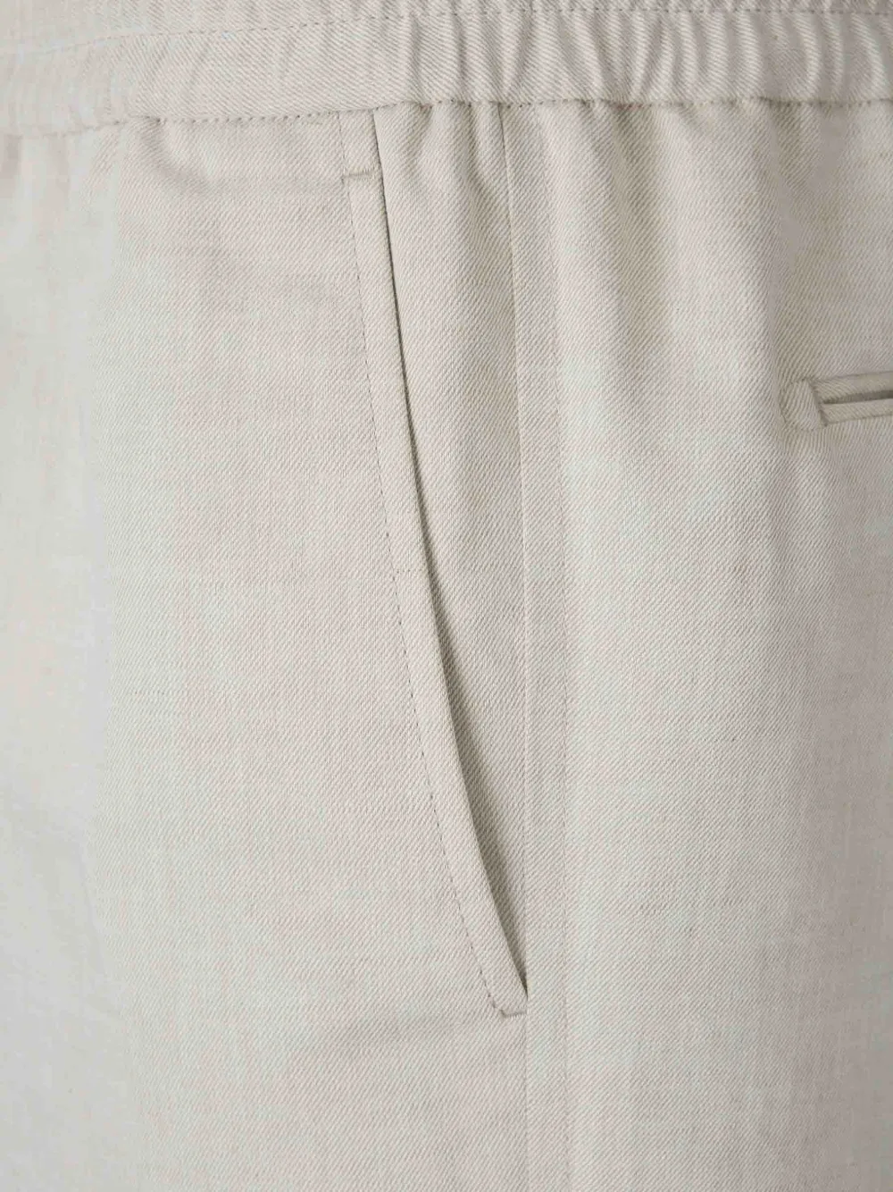 Brioni Shorts met trekkoord Beige