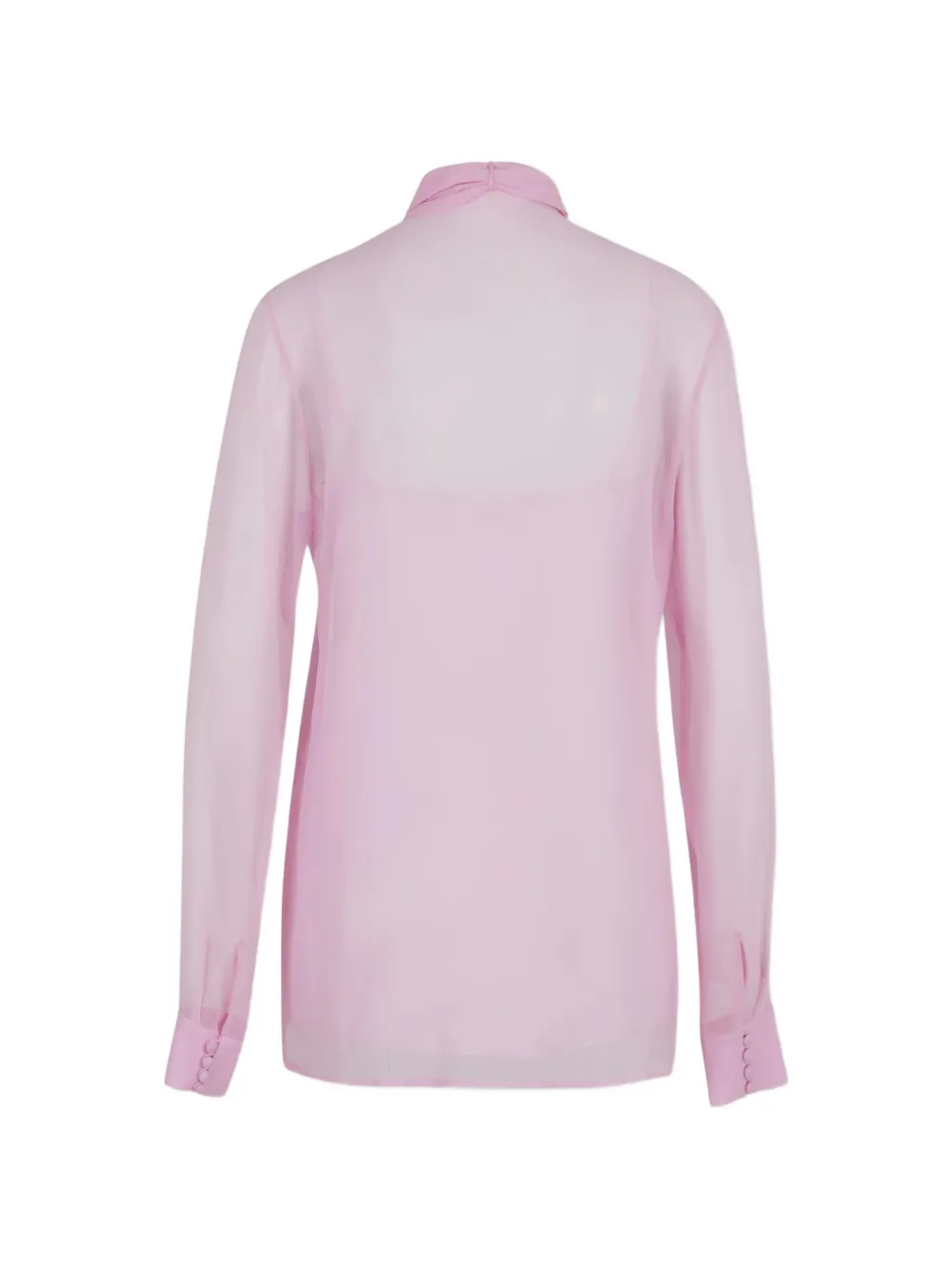 Costarellos Tie-neck Blouse in Pink, view 2