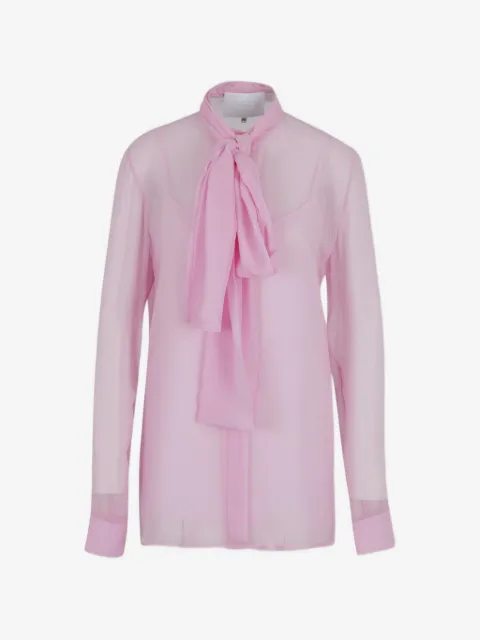 Costarellos blusa con moño en el cuello
