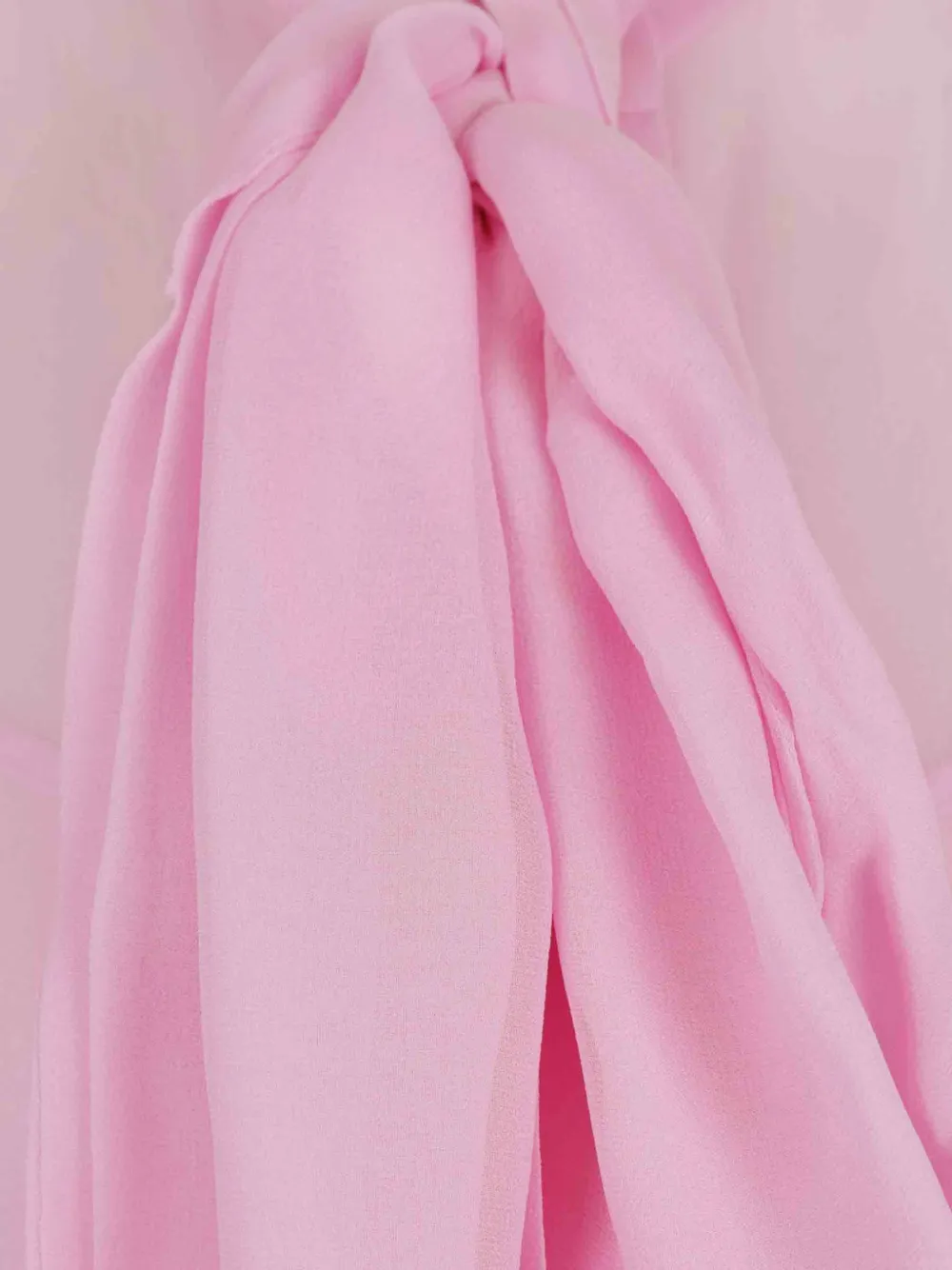 Costarellos Tie-neck Blouse in Pink, view 4