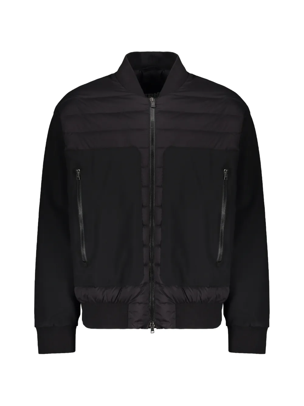 Herno padded zip-fastening bomber jacket - Nero