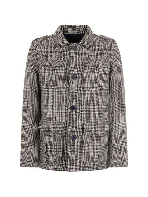 Herno checked-pattern jacket