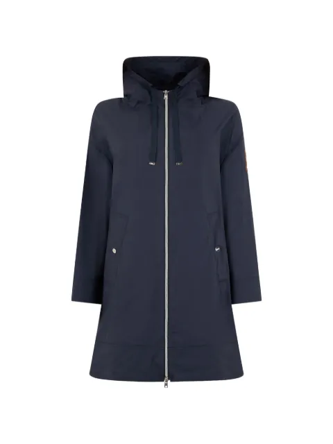 Herno hooded zip-fastening jacket