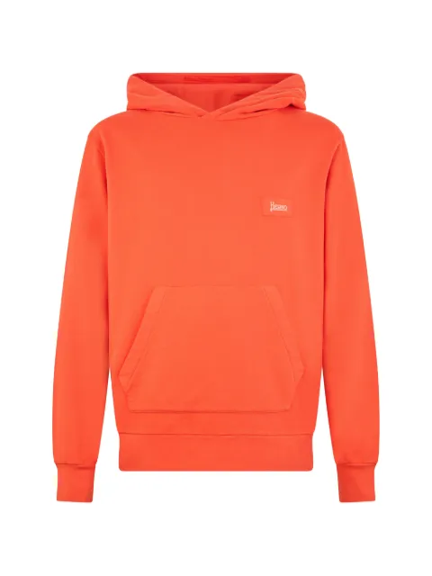 Herno Hoodie met logopatch