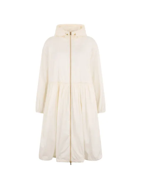 Herno hooded zip-fastening coat