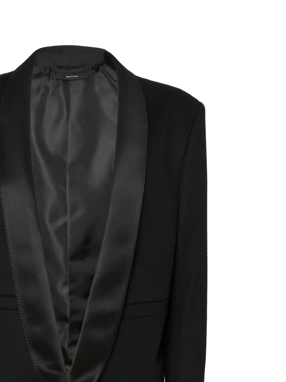 TOM FORD Jack met sjaalrevers Zwart