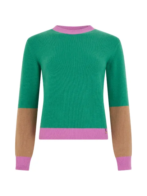 Herno color-block long-sleeve sweater