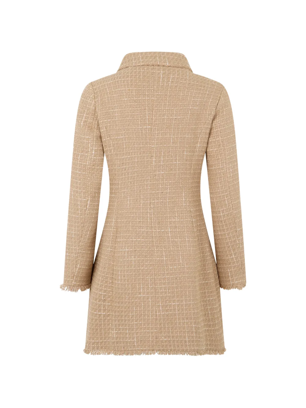Herno Jas met franje en zak Beige