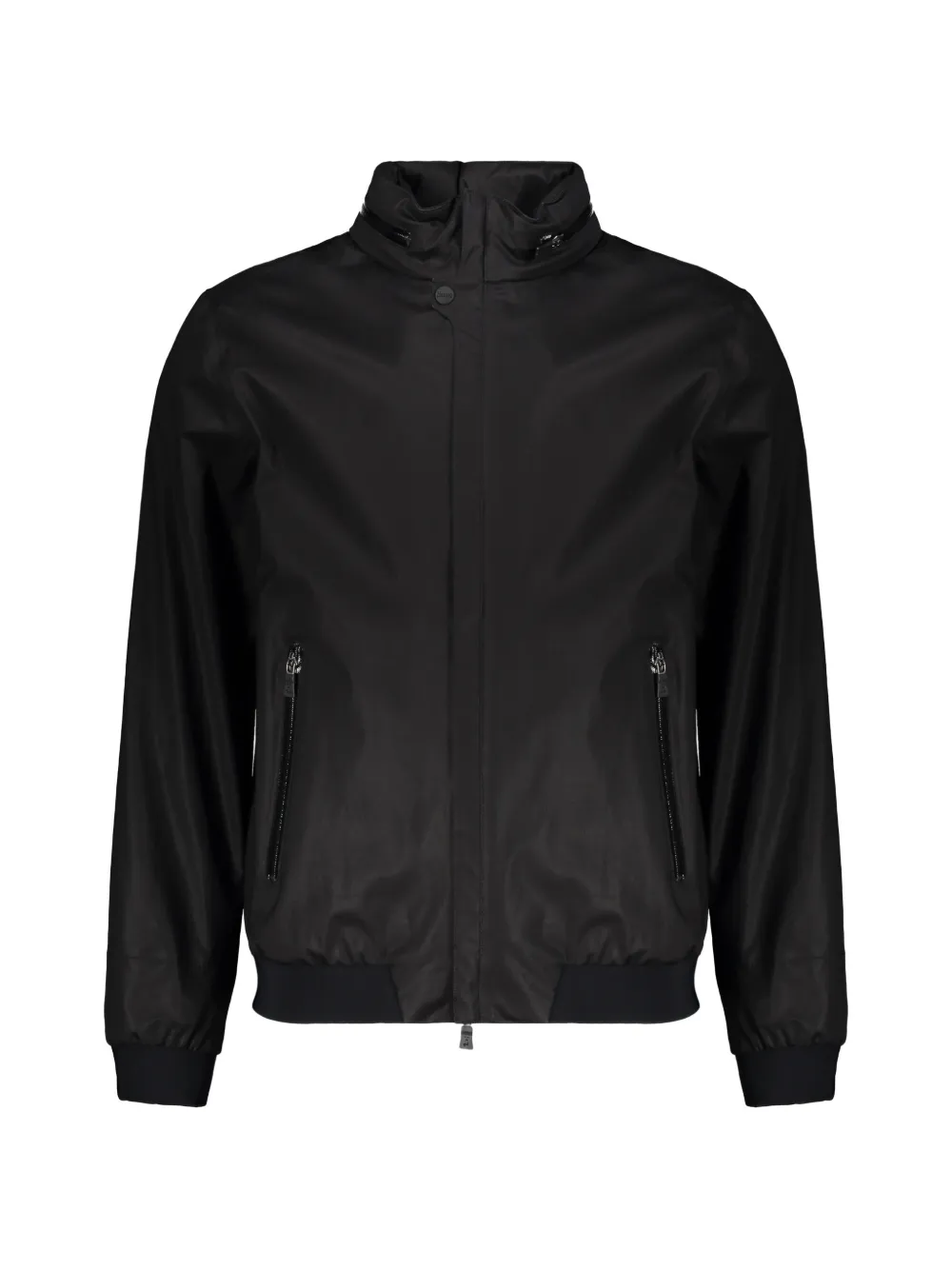 Herno zip-fastening front-pocket jacket - Schwarz