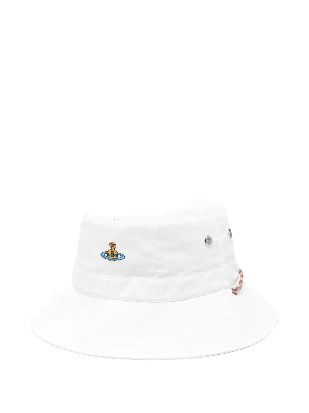 Vivienne Westwood logo adventure hat – White