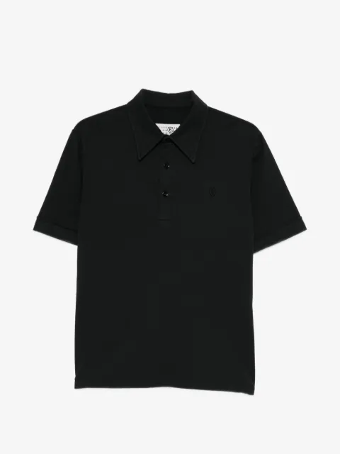 MM6 Maison Margiela logo-embroidered polo shirt