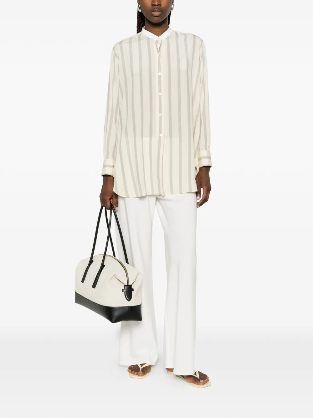  The Row Camisa A Rayas - Neutro 