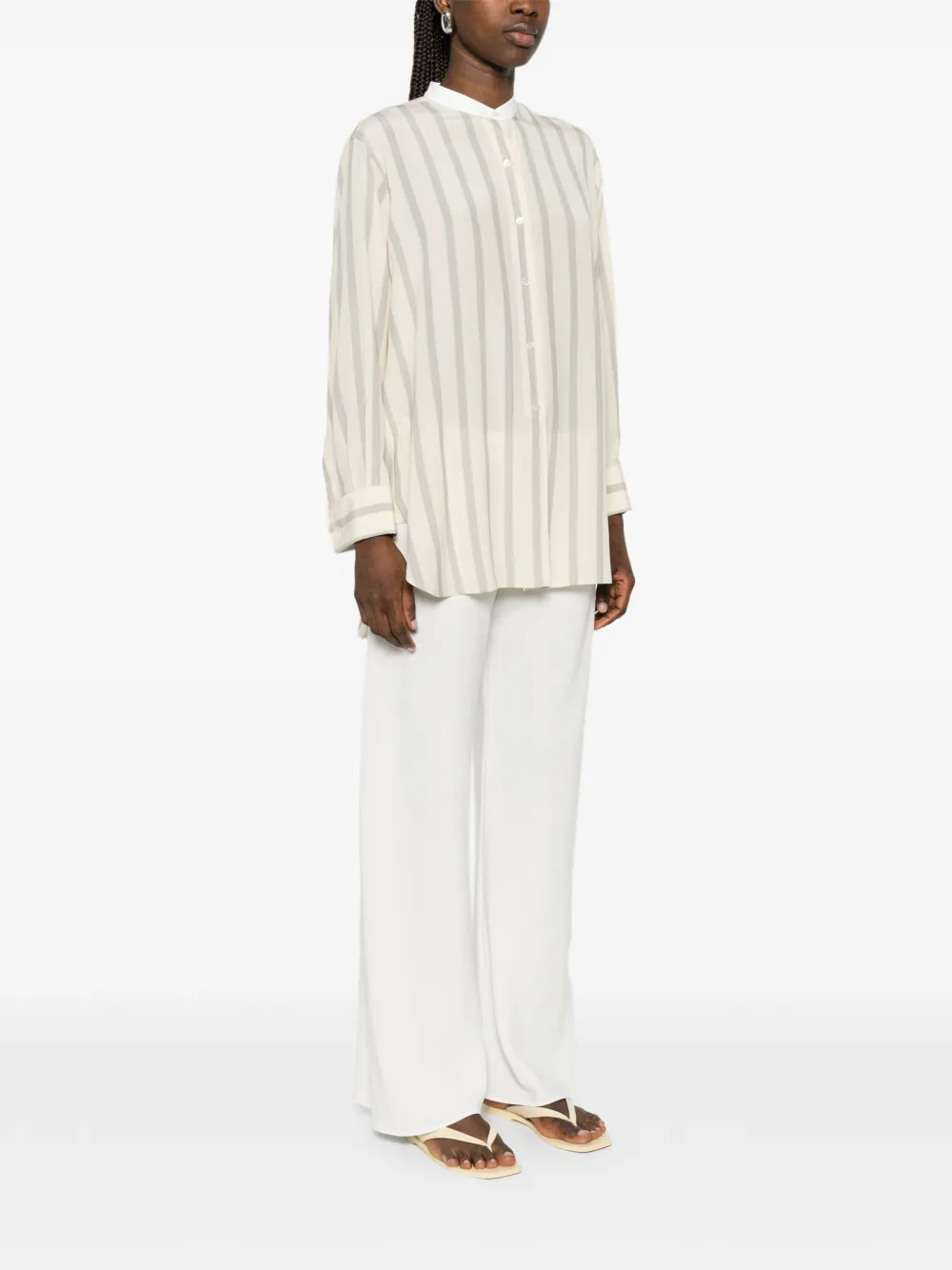  The Row Camisa A Rayas - Neutro 