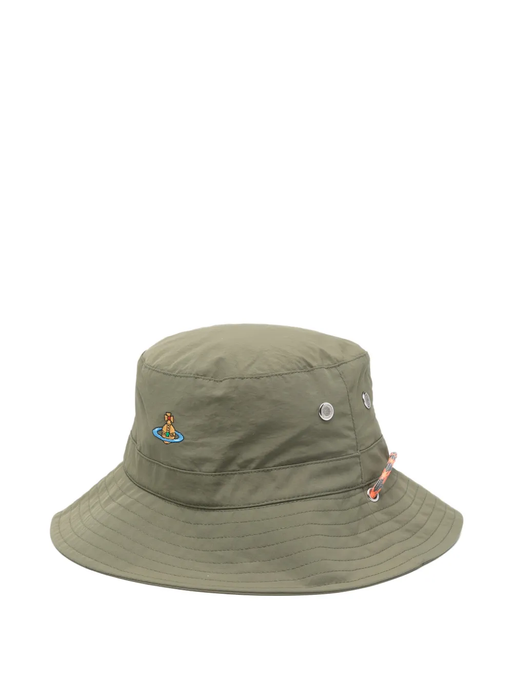 Vivienne Westwood Orb-embroidered adventure hat - Verde