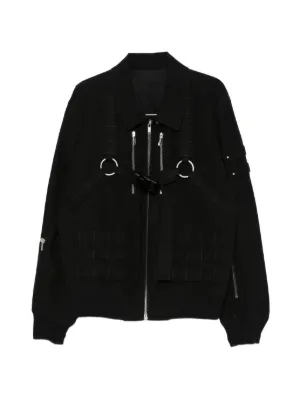 Rick Owens ポインテッドカラー ボンバージャケット | ブラック