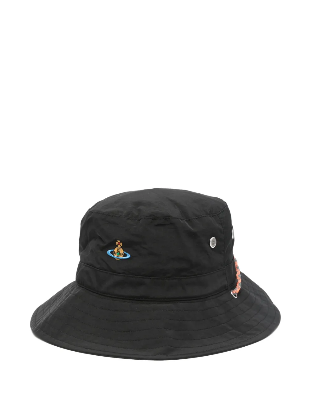 Vivienne Westwood Orb-embroidered adventure hat - Nero