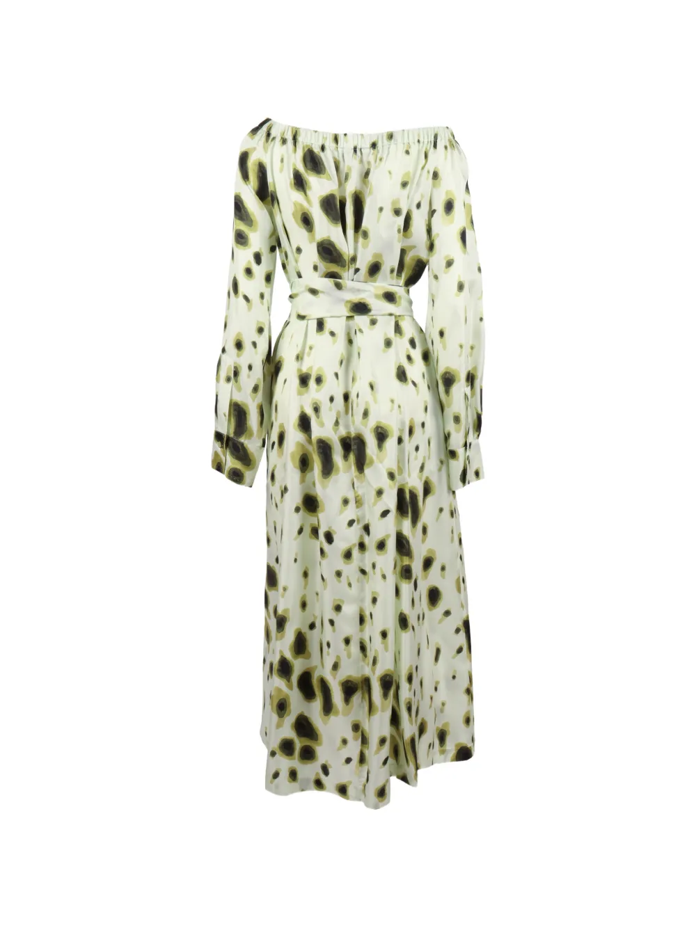 Le Sarte Pettegole Jurk met abstracte print Wit
