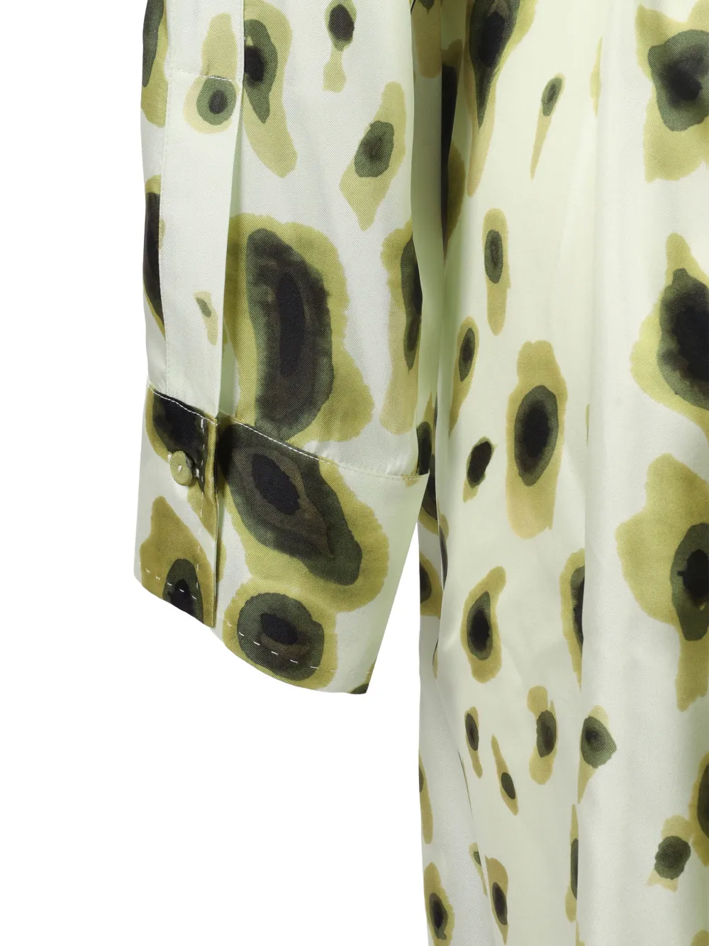 Le Sarte Pettegole Jurk met abstracte print Wit