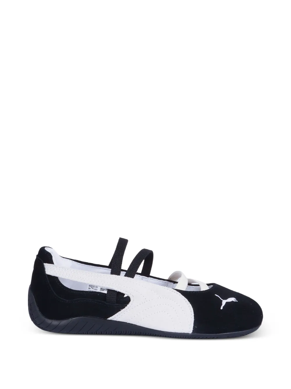 Puma Kids Speedcat elasticated-strap ballet flats Zwart