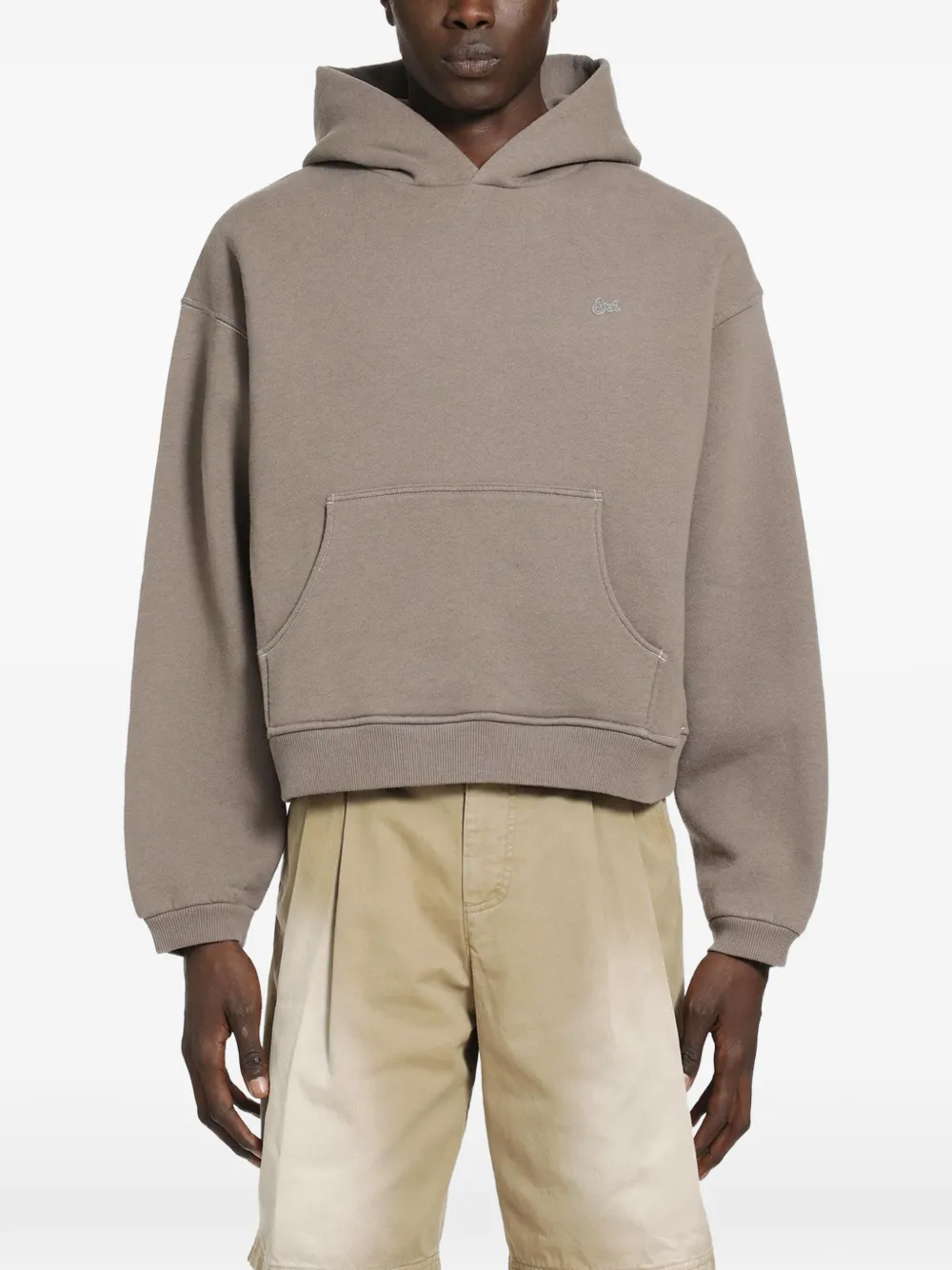 ERL heathered hoodie - Brown