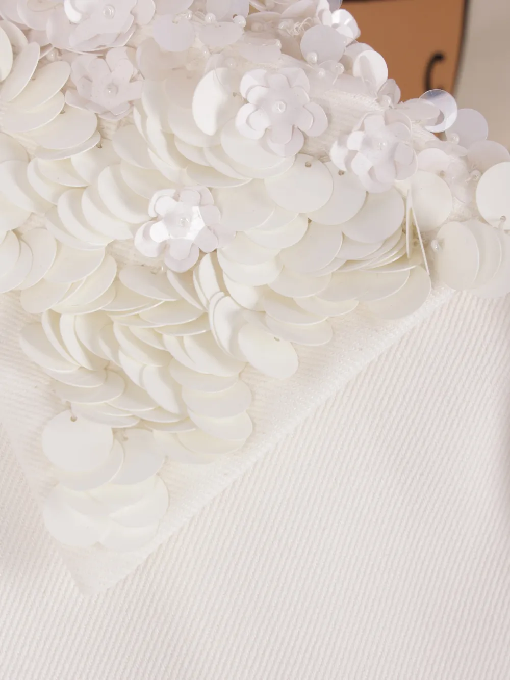  Plan C Giacca Con Paillettes - Bianco 