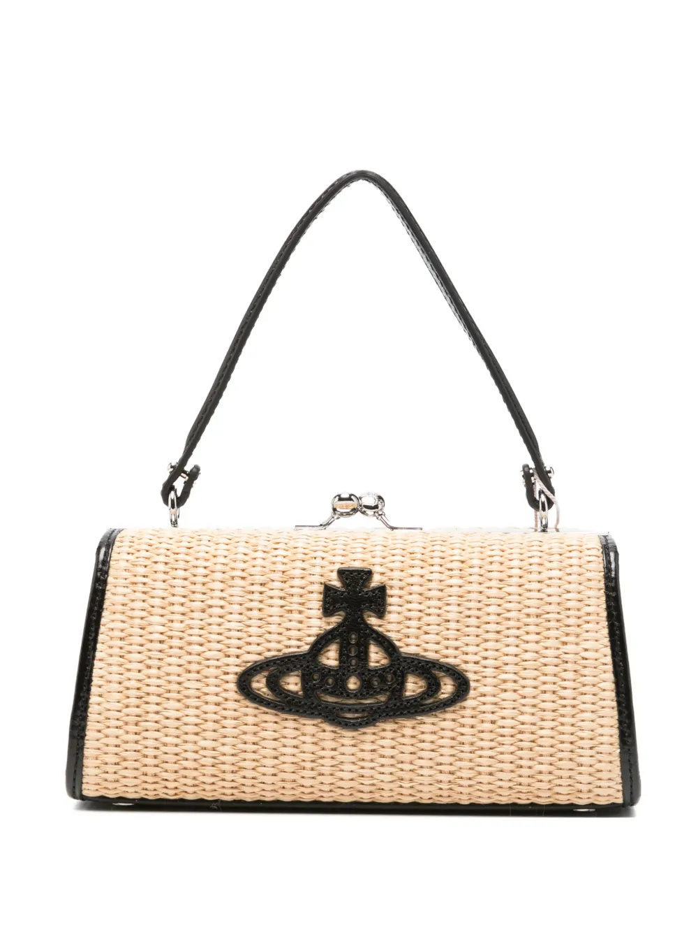 Vivienne Westwood XL Doll Orb-detail clutch bag - Toni neutri