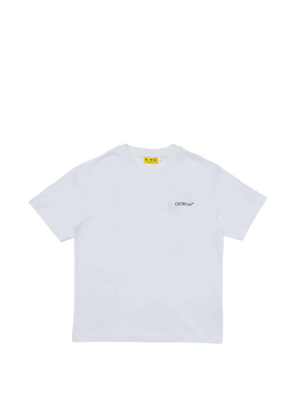 Off-White Kids butterfly-print T-shirt - Bianco