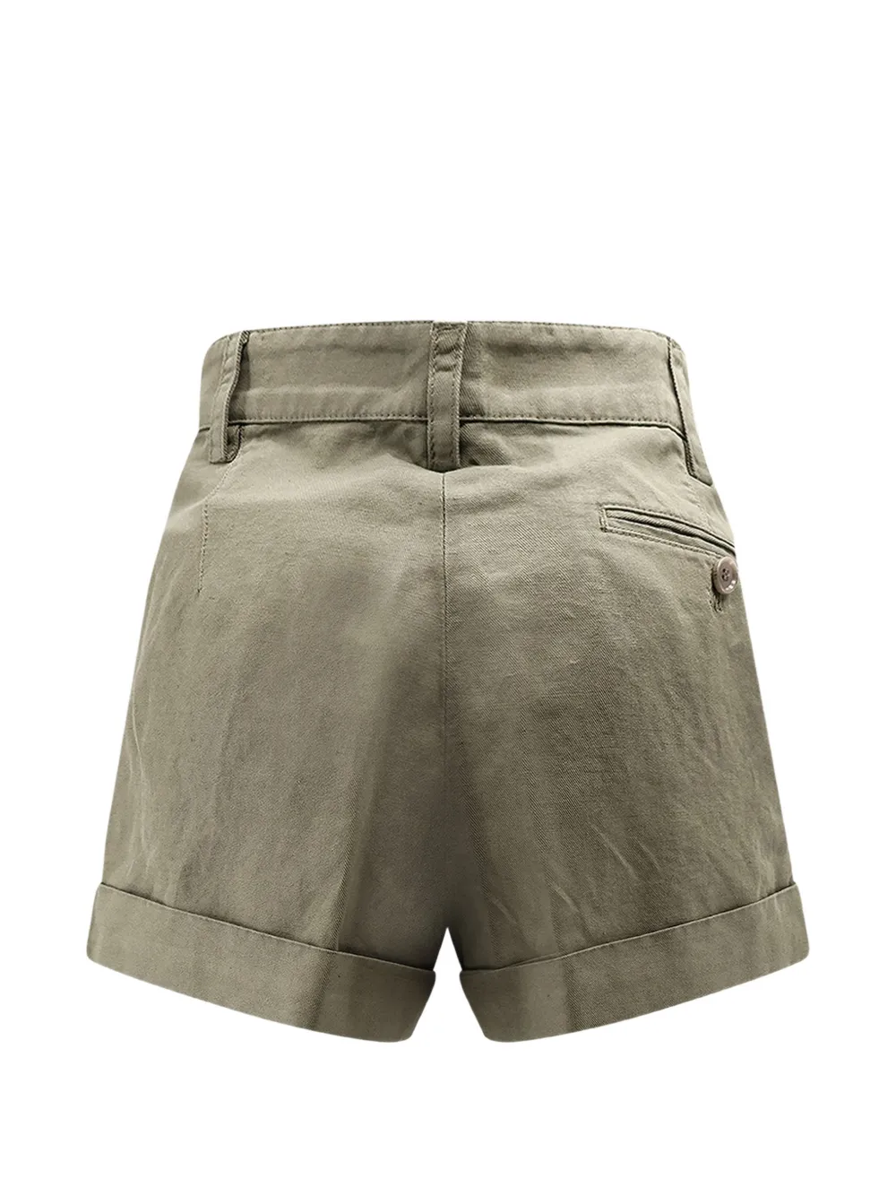 ASPESI Geplooide shorts Groen