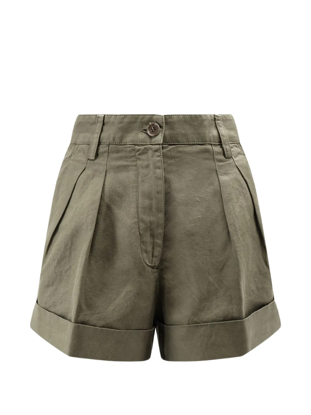 ASPESI pleated shorts - Verde