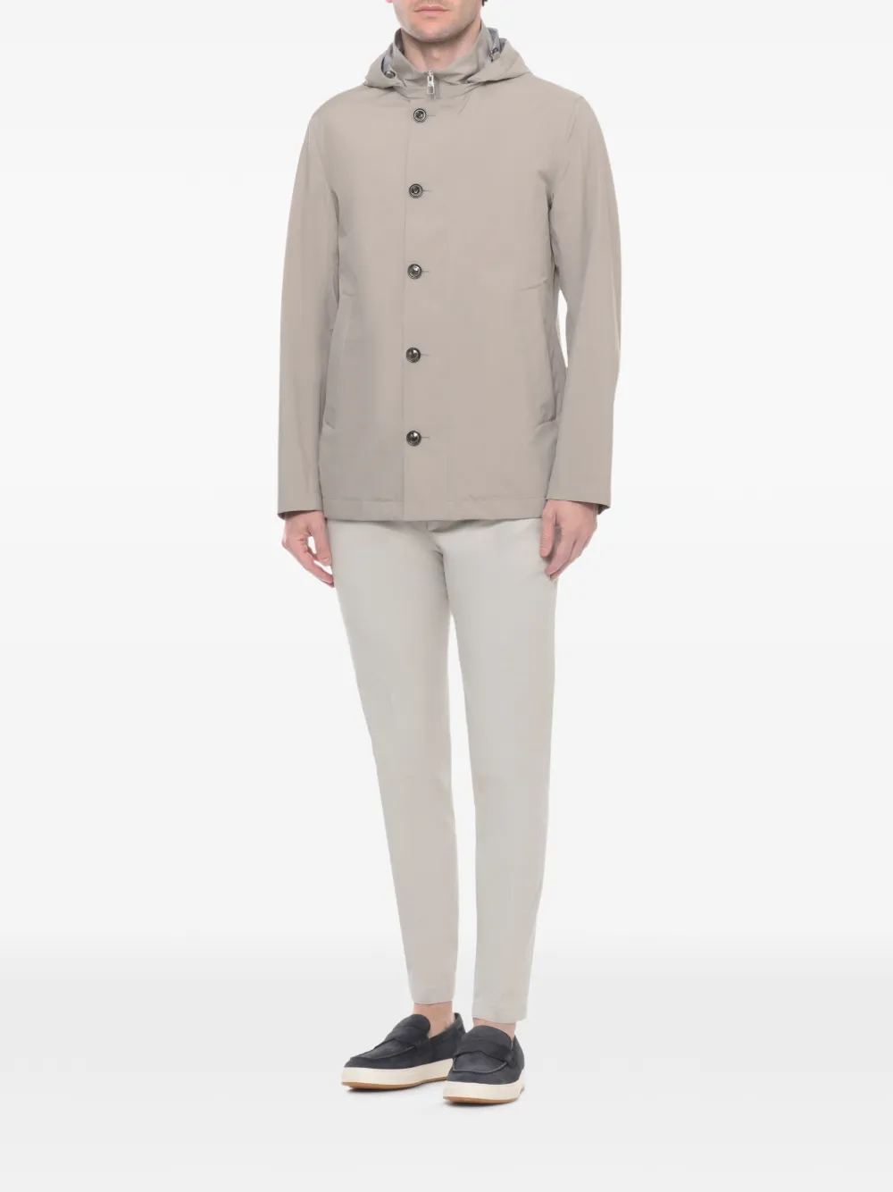  Montecore Giacca Con Cappuccio - Grigio 