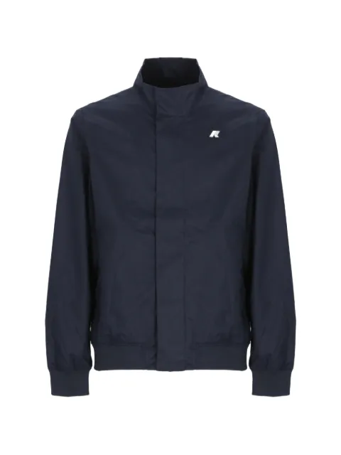 K-Way logo-patch high-neck jacket