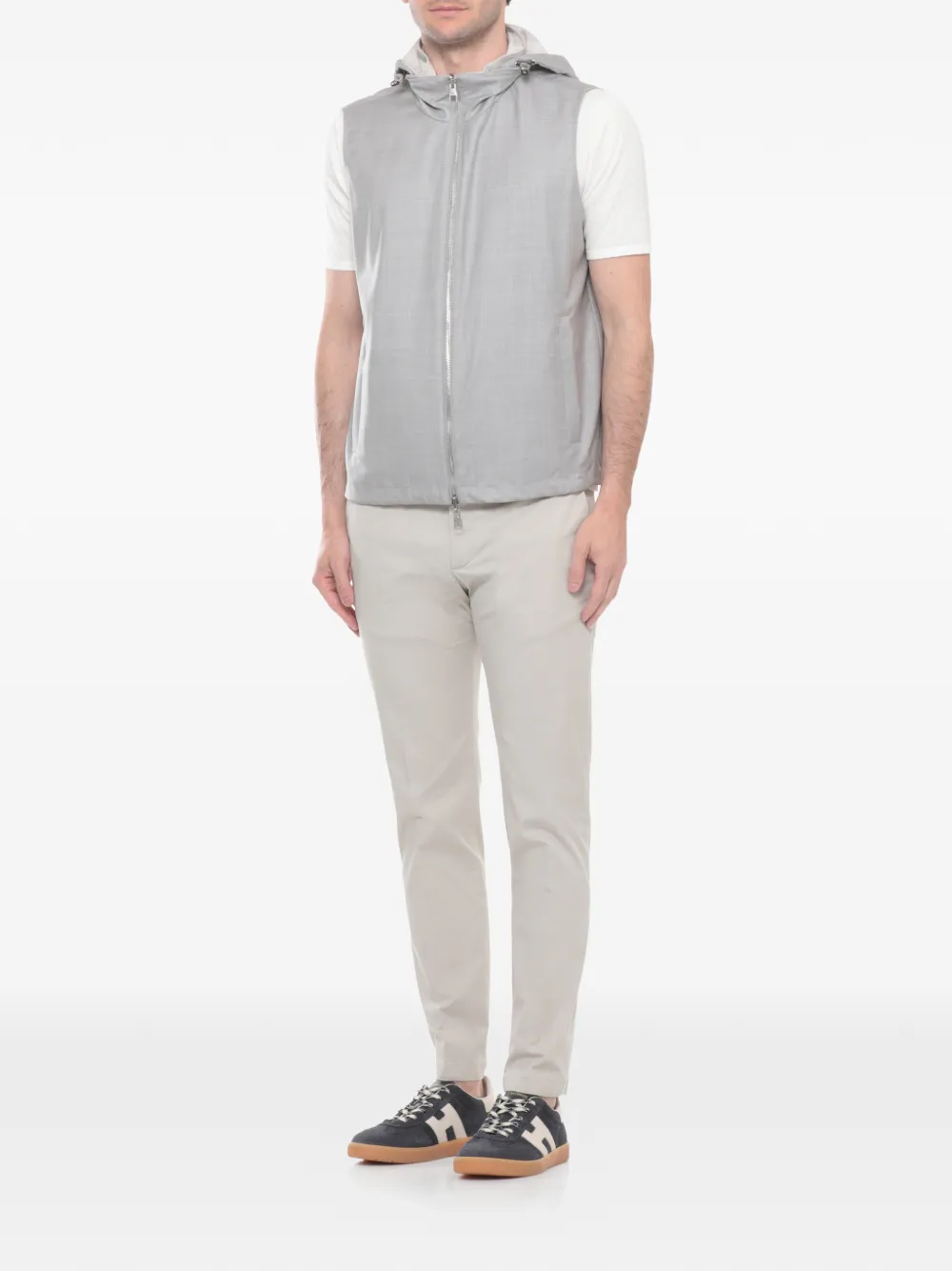 Montecore Bodywarmer met capuchon Grijs