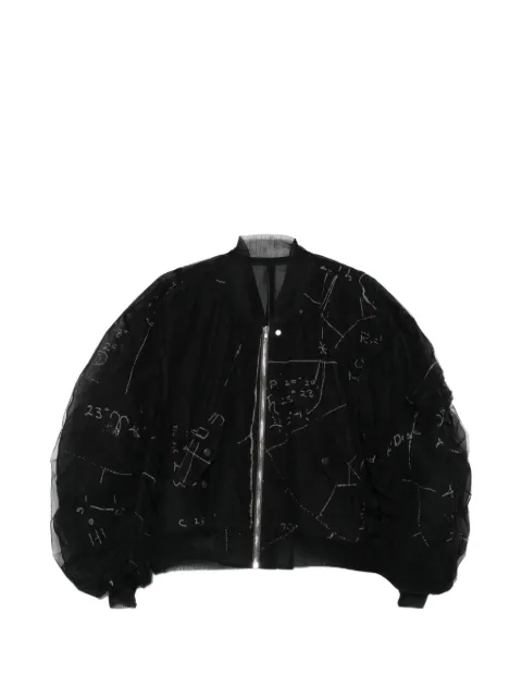Rick Owens graphic-print bomber jacket