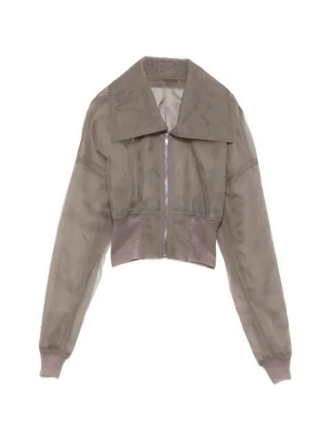 Rick Owens sheer-finish cropped jacket