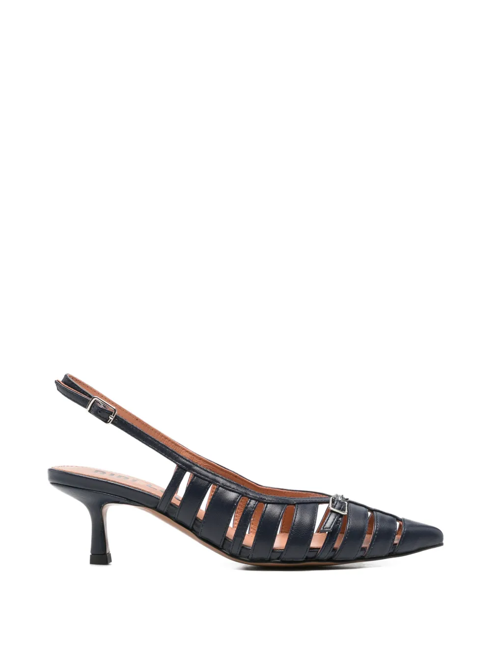 Bibi Lou Ali buckle leather pumps Blauw