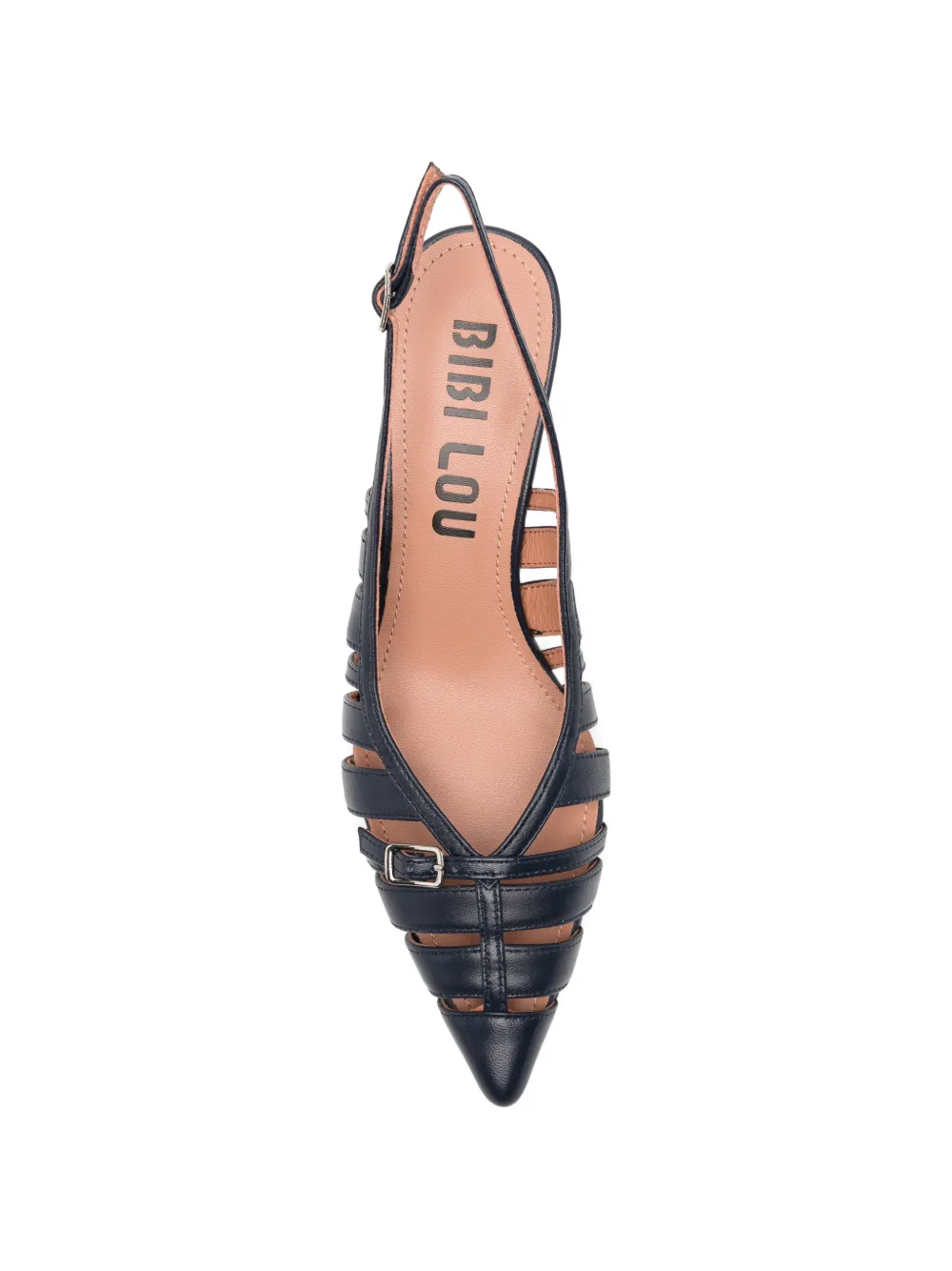 Bibi Lou Ali buckle leather pumps Blauw