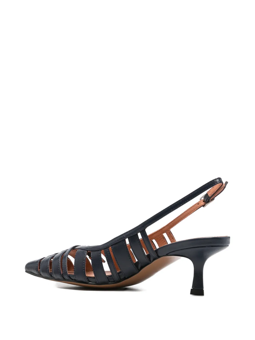 Bibi Lou Ali buckle leather pumps Blauw