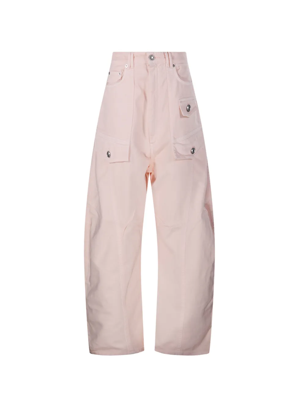 Sportmax Spxfashion cotton cargo jeans - Rosa