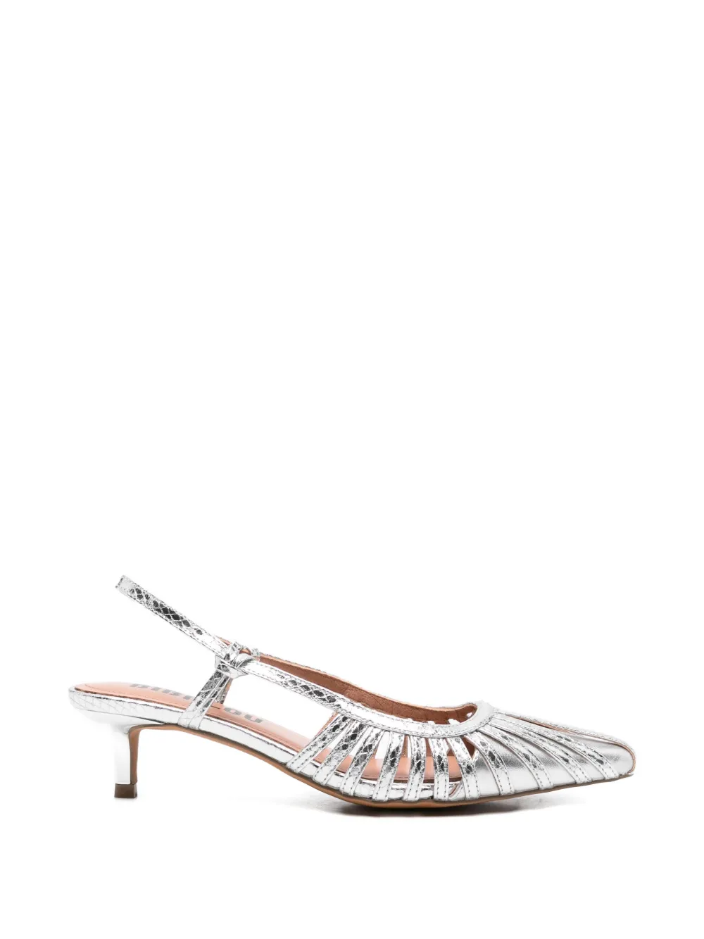 Bibi Lou Pumps met uitgesneden details Zilver