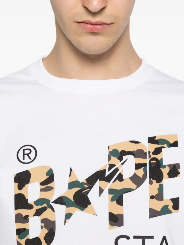 A BATHING APE® ロゴ Tシャツ | ホワイト | FARFETCH JP