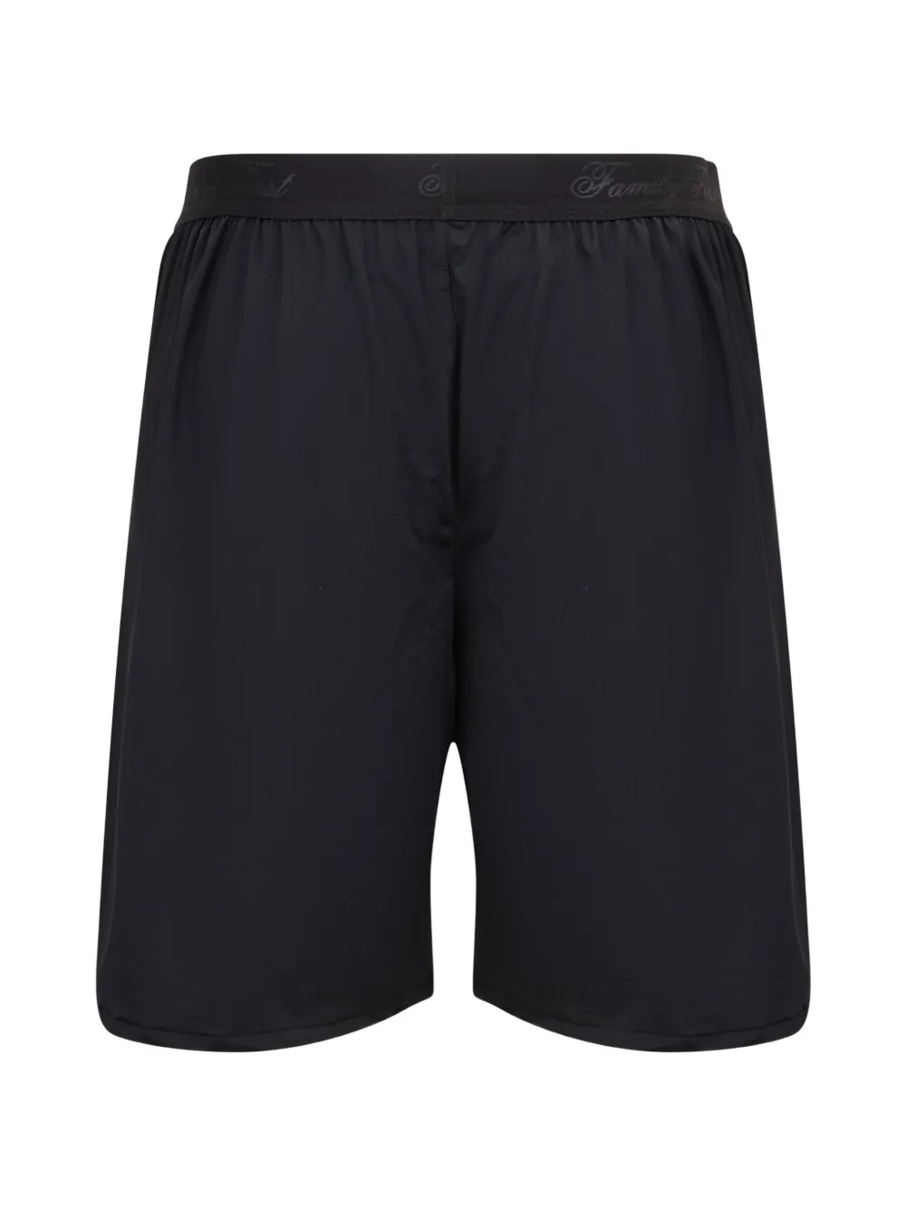 Family First logo-waistband shorts - Nero