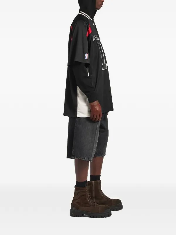 Balenciaga NBA Collaboration Oversized T-shirt | Black | FARFETCH