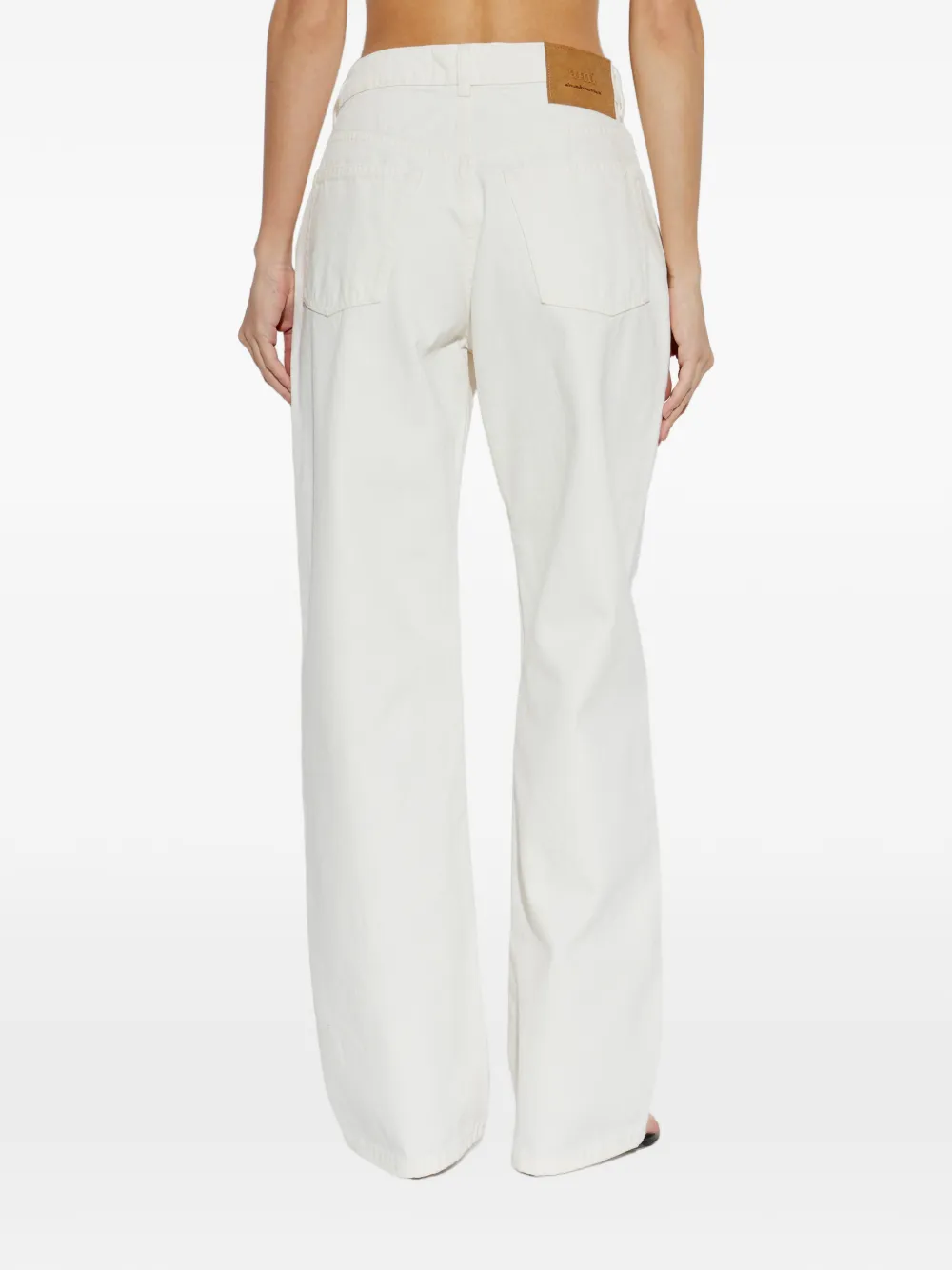 AMI Paris Straight jeans Wit