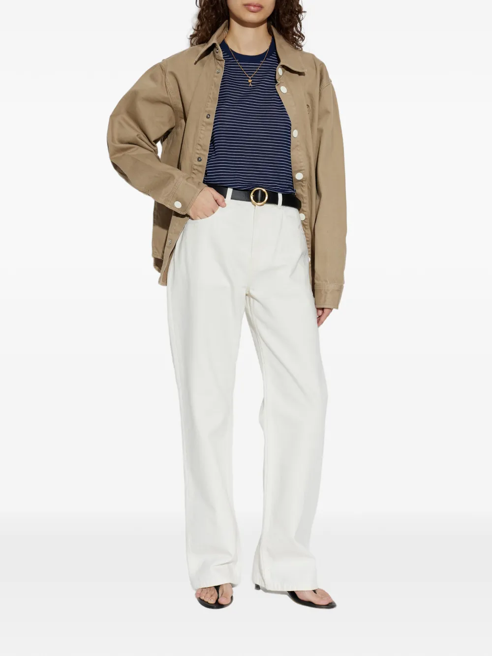 AMI Paris Straight jeans Wit