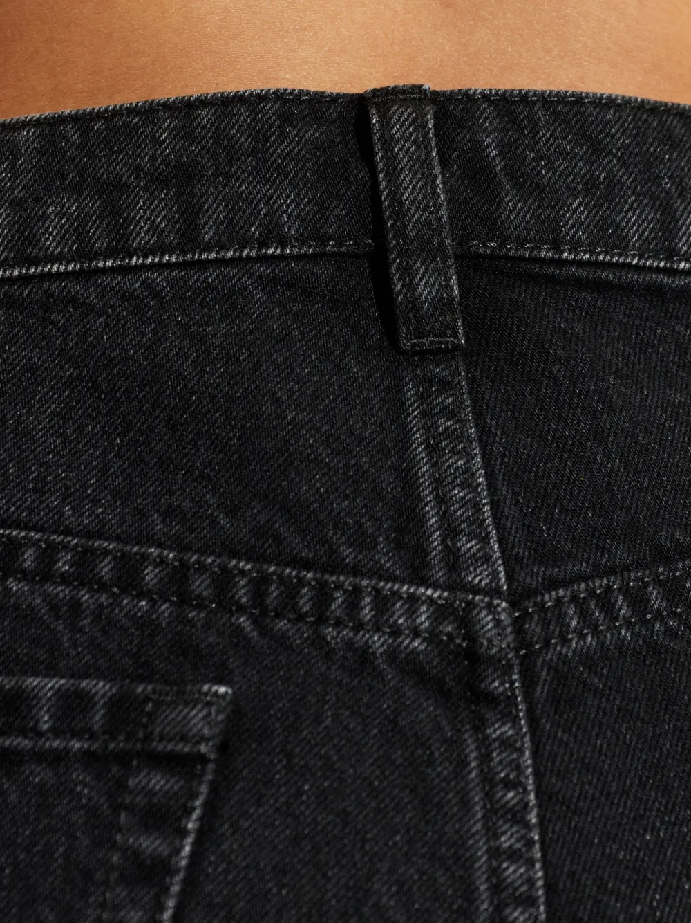 Maison Margiela Gerafelde jeans Zwart
