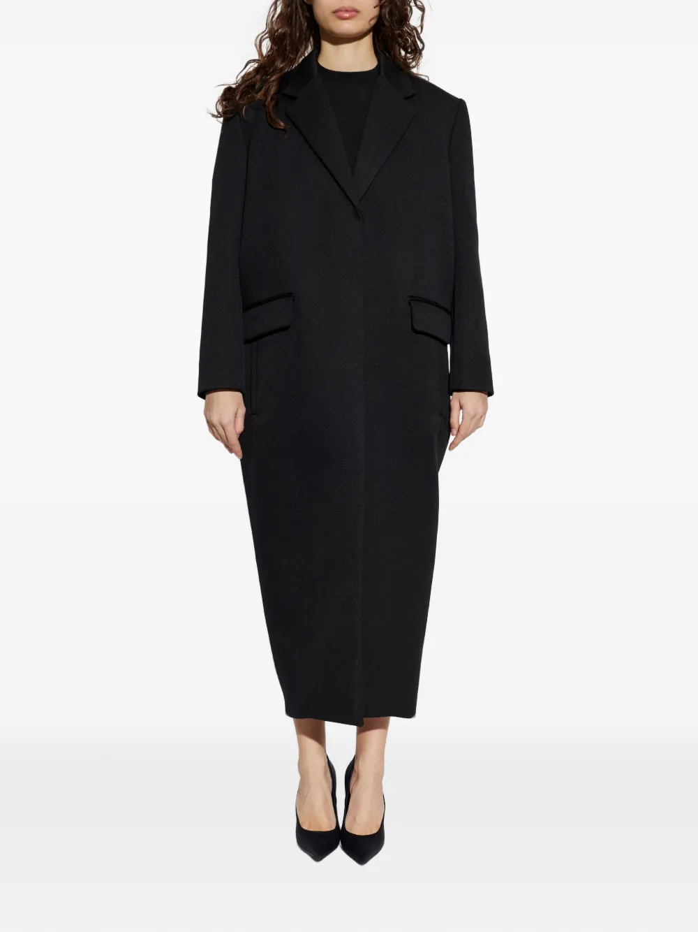 Balenciaga Lange jas Zwart