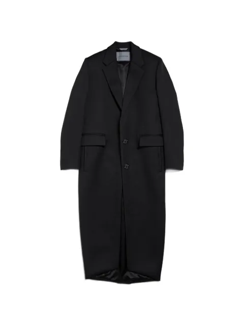 Balenciaga abrigo estilo saco largo en negro