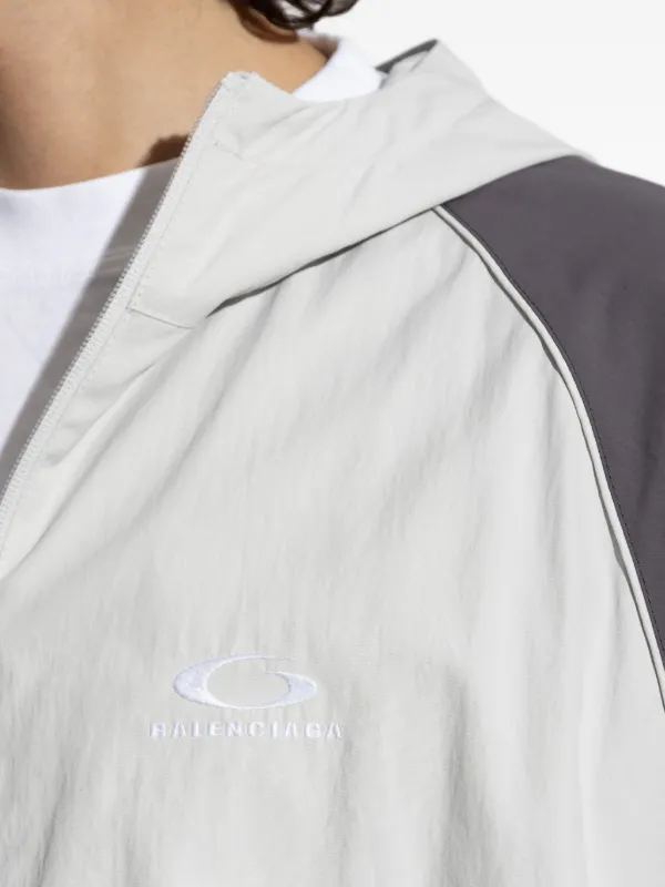 Balenciaga zip-up Hooded Jacket | Grey | FARFETCH