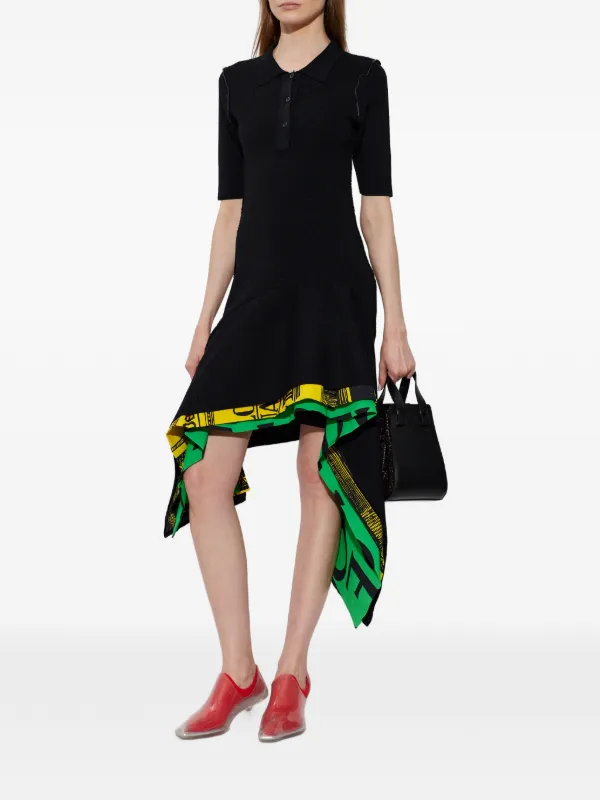 loewe asymmetric dress LOEWE - Dress In Viscose And Wool Blend for Woman - 40
